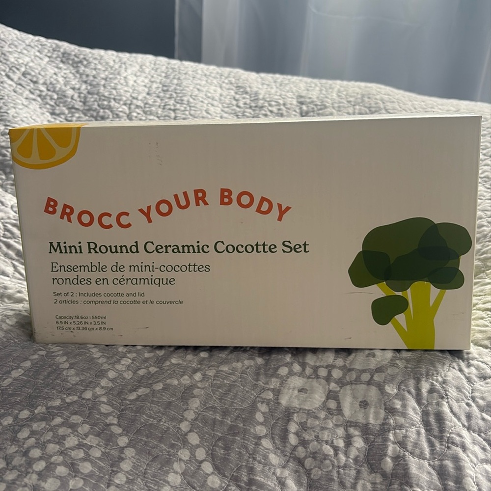 Mini Round Ceramic Cocotte Set